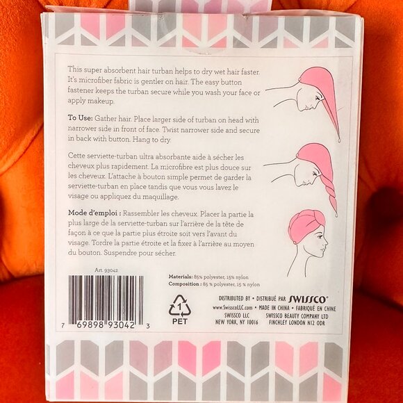 Microfiber Hair Turban - New! - Picture 2 of 2